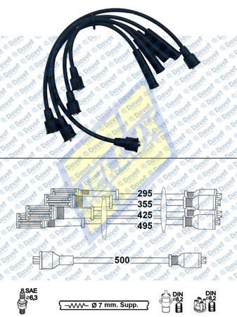 HELLUX HBK3163 Buji-Bobin Kablosu Takim M131 Dks 1.6 8v